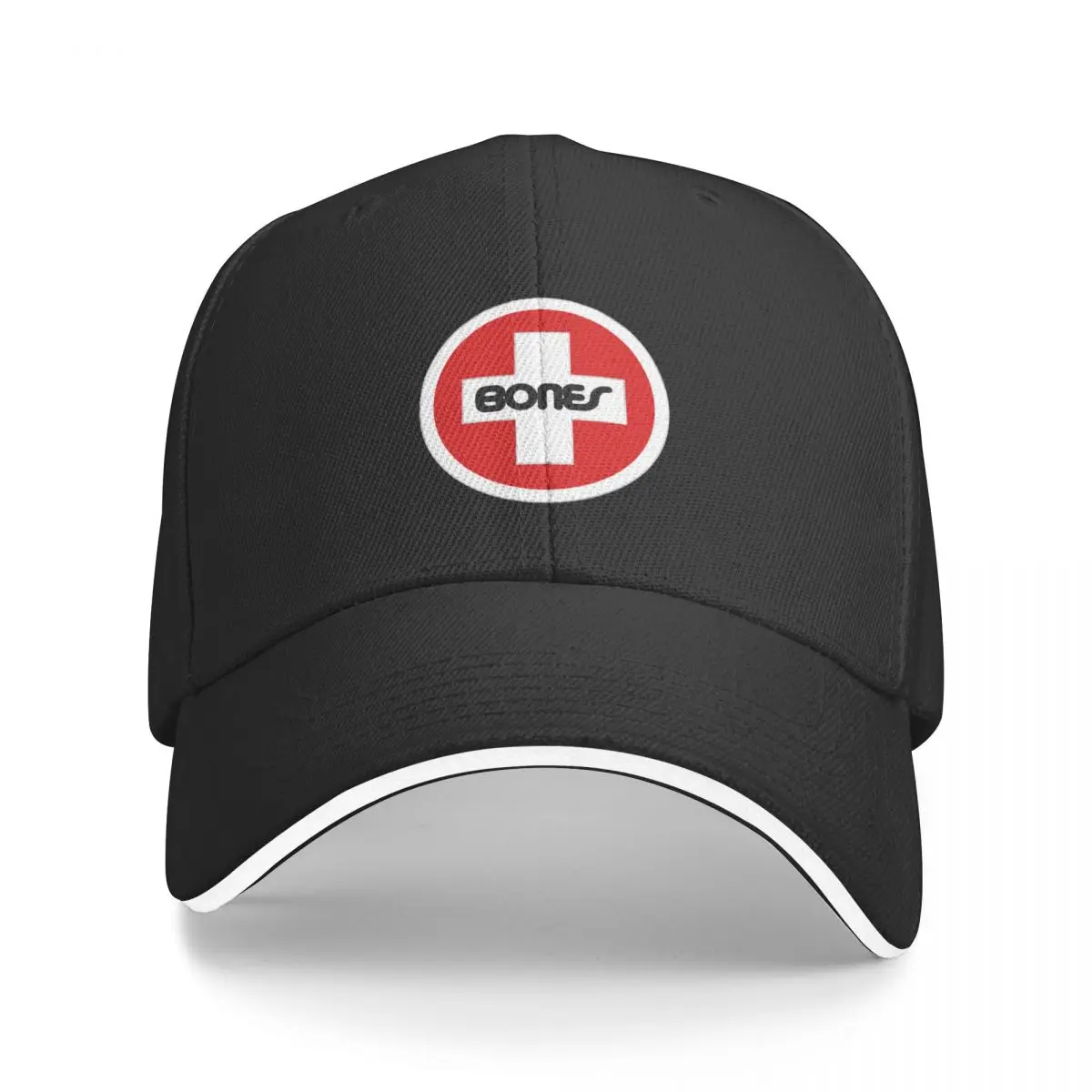 

Bones Logo Baseball Cap Summer Men 2023 Casual Sandwich Baseball Cap Casual Personalized Hat