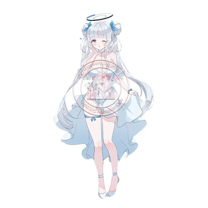 Синий архив Ushio Noa косплей аниме Вертикальная модель настольная пластина