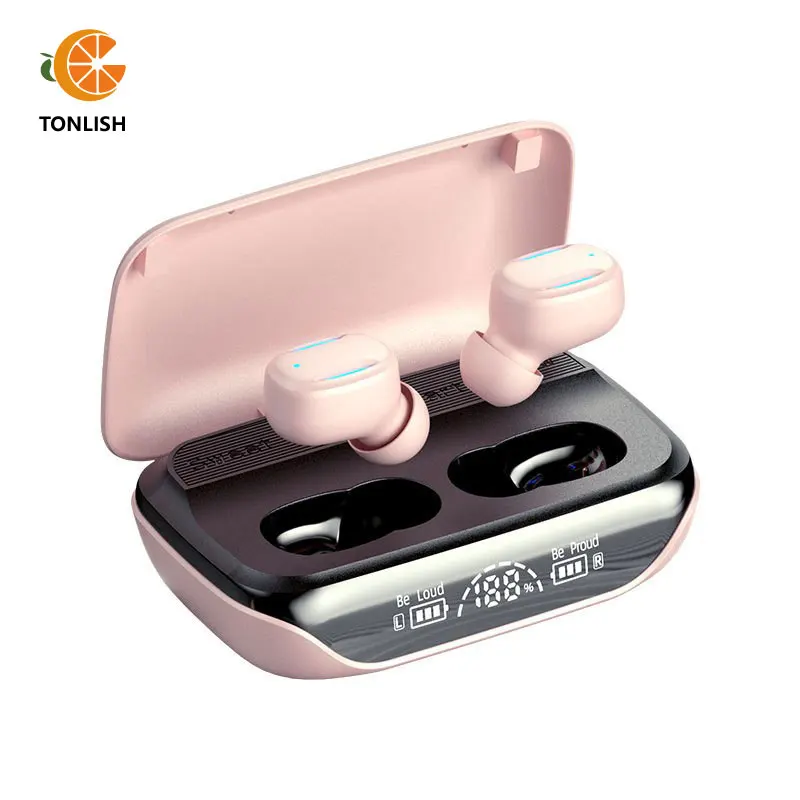 

TONLISH A25 TWS Bluetooth 5.3 Headphones In-ear Stereo LED Digital Display Intelligent Noise Reduction Waterproof Earphones