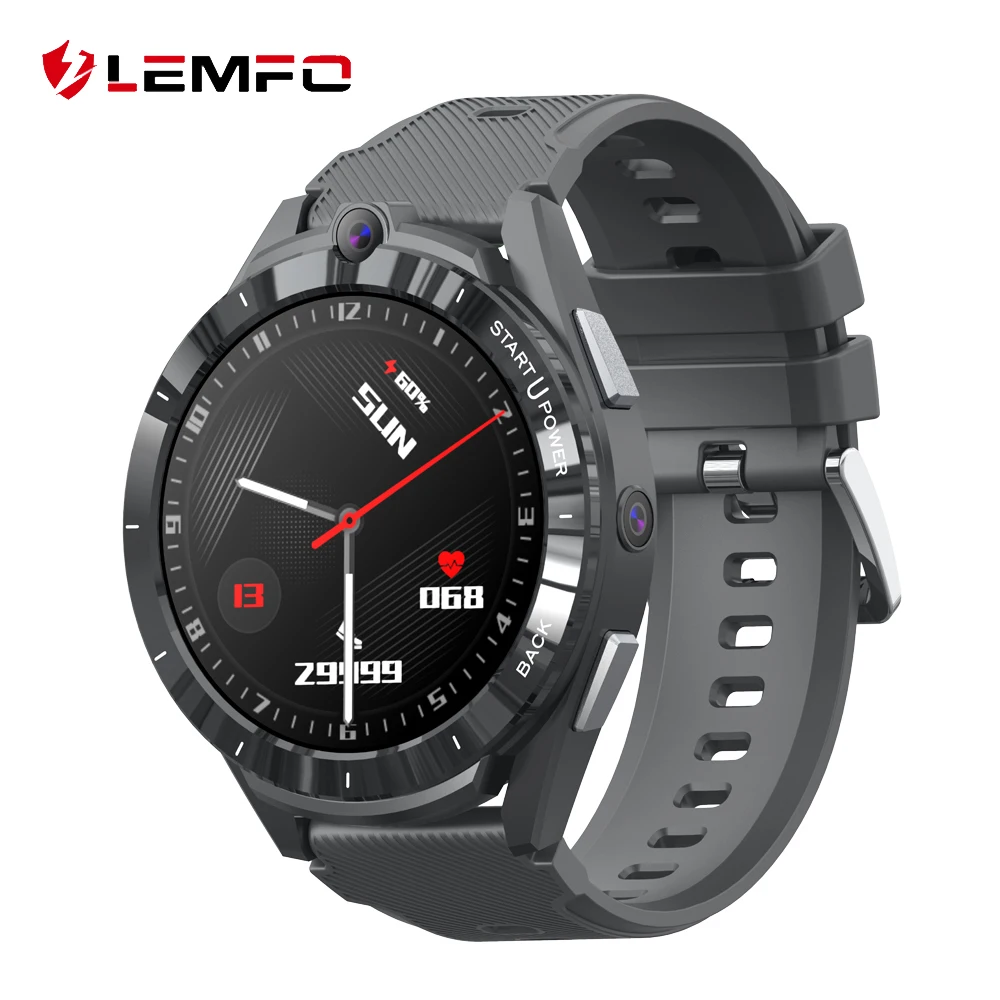 

LEMFO LEM16 Smart Watch Android 11 Smartwatch Men 6GB 128GB 900mah With Power Bank Dual System 2022 New 4G Smart Watch 1.6 Inch