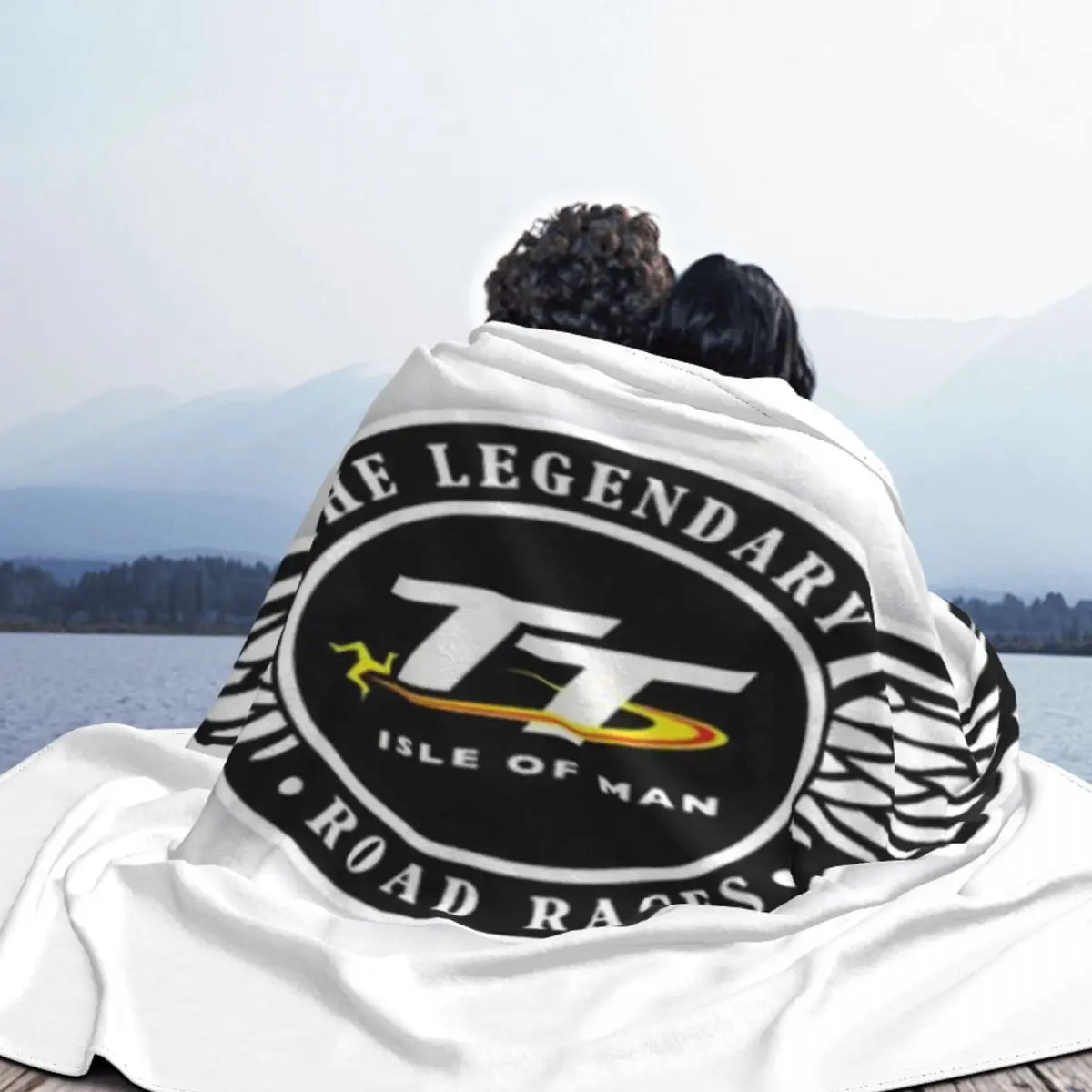 Одеяло и пледы с изображением острова Мэн 1152