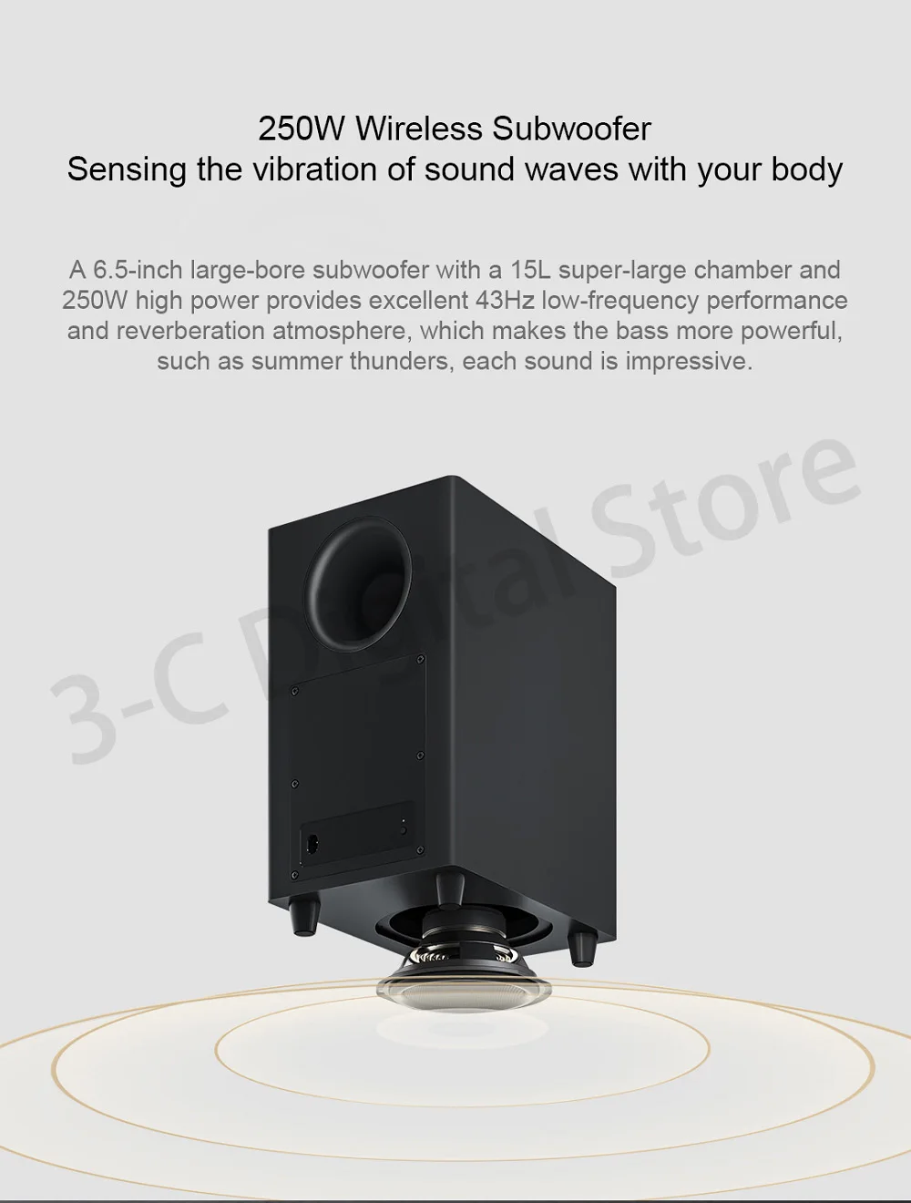 TV Soundbar 3.1 Cinema Home Theater Version 430W Compatible 5.0 SPDIF Optical Soundbar with Subwoofer Speaker