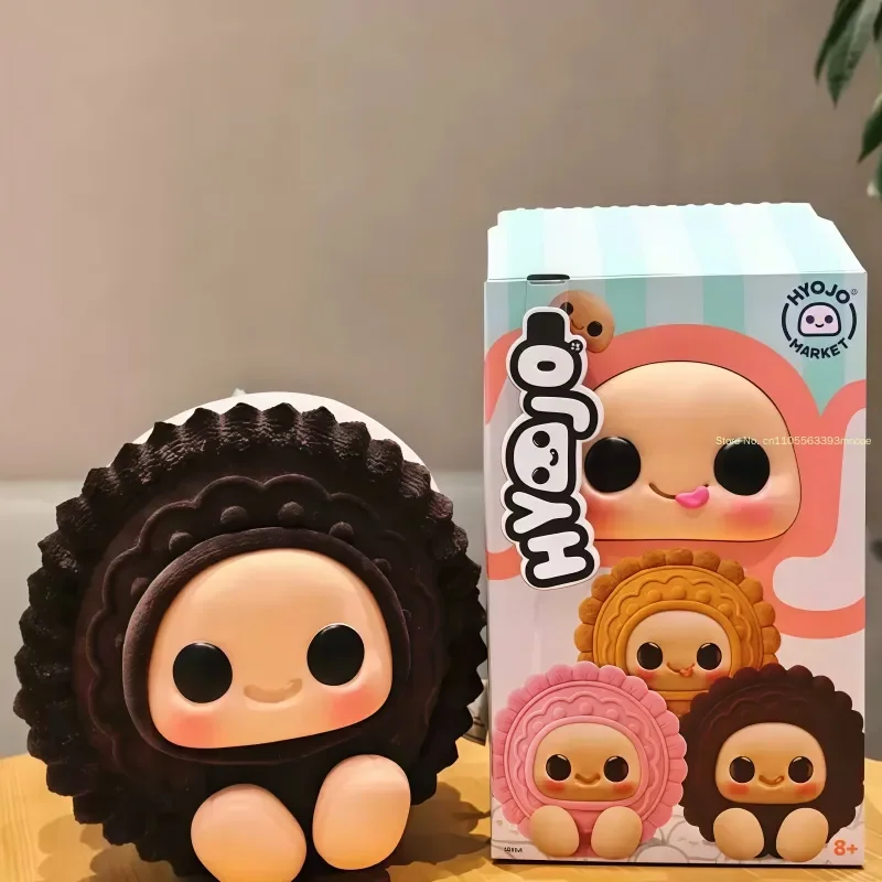 Фото Серия Hyojo Squishy: Коллекционная игрушка-антистресс в слепой коробке, милый десертный дизайн, виниловая кукла с лицом, украшение для рабочего стола, трендовая коллекция, подарок №5