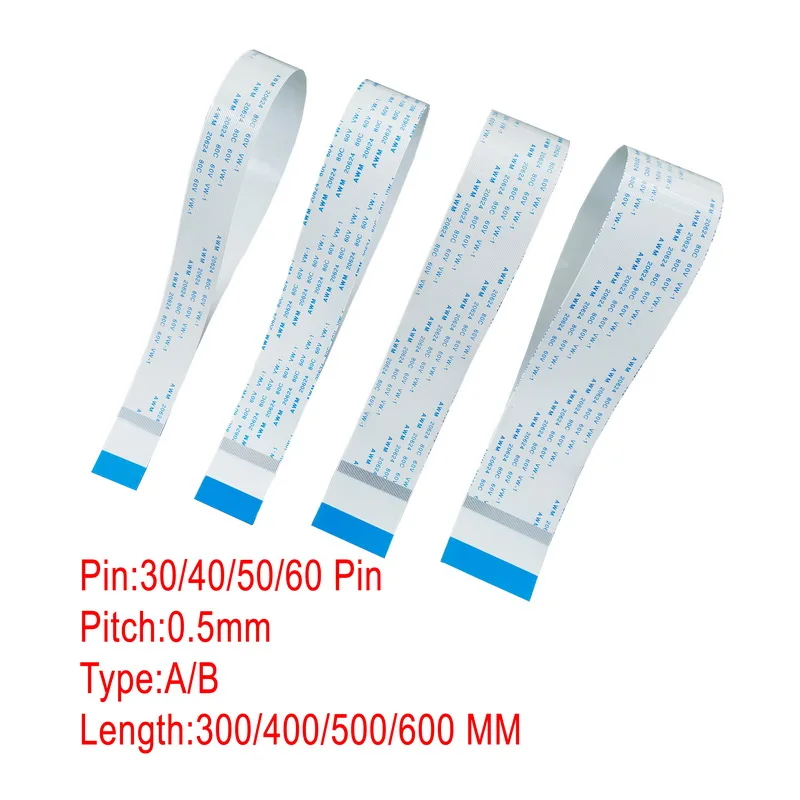 

Гибкий кабель FFC NJY TOUCH 30/40/50/60Pin 0,5 мм 300/400/500/600 мм