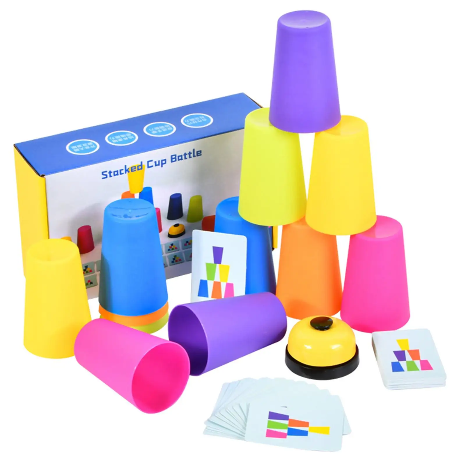 

Cup Stacking Set Kids Cup Stacking Game Set For Kids & Adults Speed Stacking Cups Games Toy Set For Kids & Adults With 12 Speed
