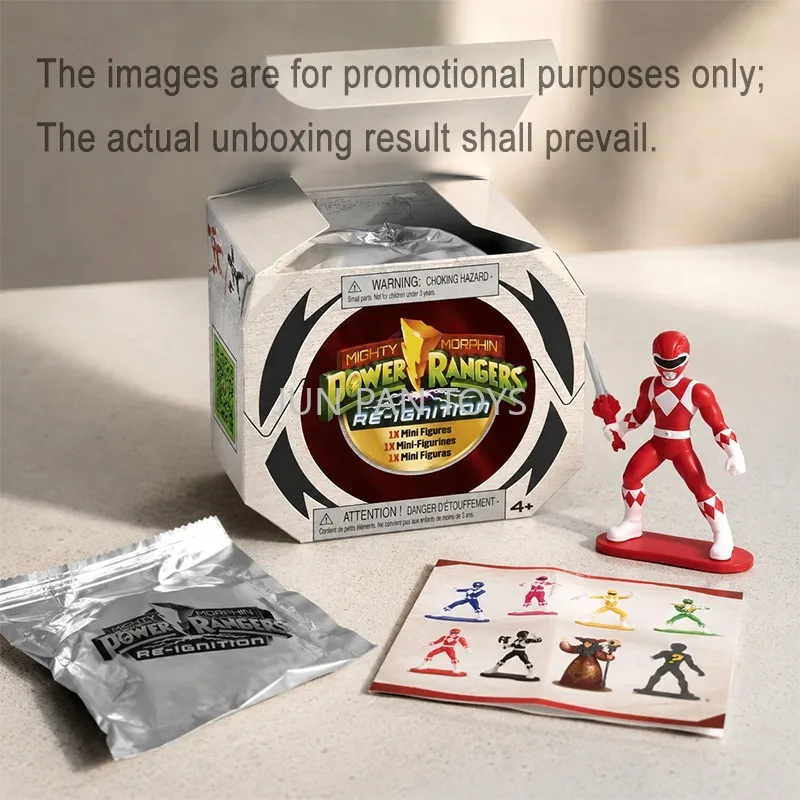 Фото Оригинальные мини-фигурки Mighty Morphin Power Rangers Re-Ignition в слепых коробках, 2-дюймовые мини-фигурки Рита Патти и Патроллер, коллекционные игрушки №5