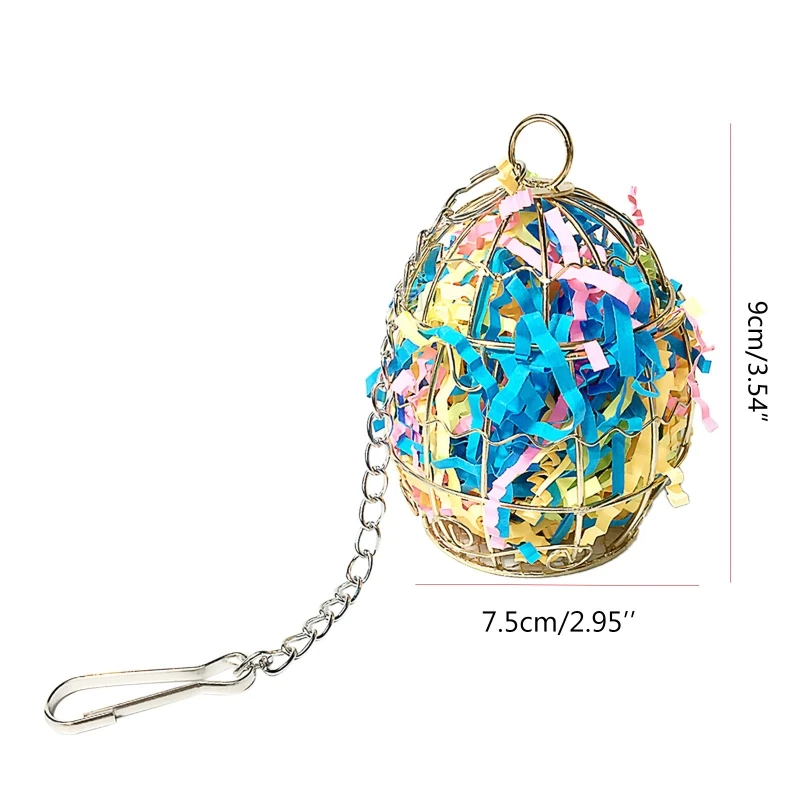 Корзина из нержавеющей стали для кормления попугаев и овощей |