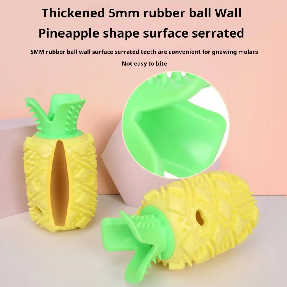 Игрушка для собаки с контролем Тартара ананас жевательная игрушка жевательной