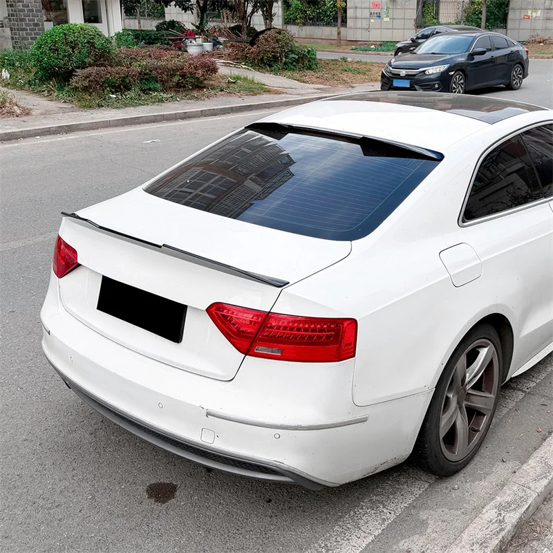 Для Audi A5 8T Coupe 2-дверный 2007-2016 Автомобильный задний багажник, багажник, спойлер, крыло, задняя дверь, сплиттер, губа HIGH KICK DUCKBILL (art.: 3920d40f7c4ea) - 3920d40f7c4ea