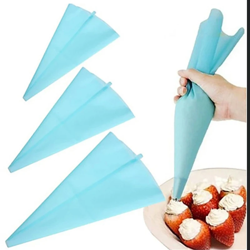 4 шт. кондитерский мешок силиконовая глазурь крем кондитерские насадки сумки для