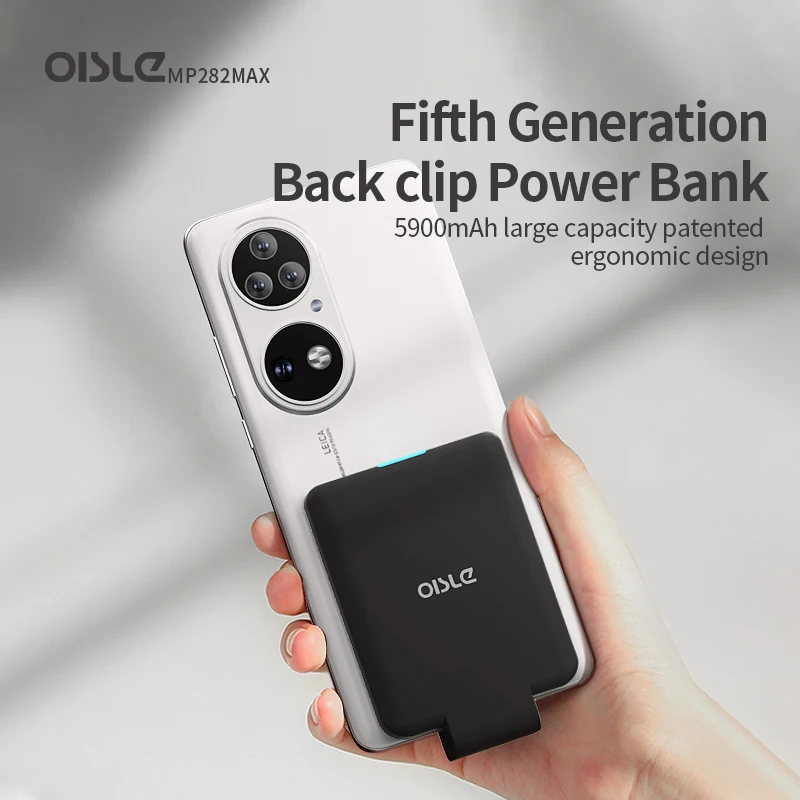 Внешний аккумулятор OISLE, 18 Вт, USB Тип C, быстрая зарядка, портативный внешний аккумулятор для Xiaomi 12/HUAWEI P50 Mate 40 X5, мини внешний аккумулятор