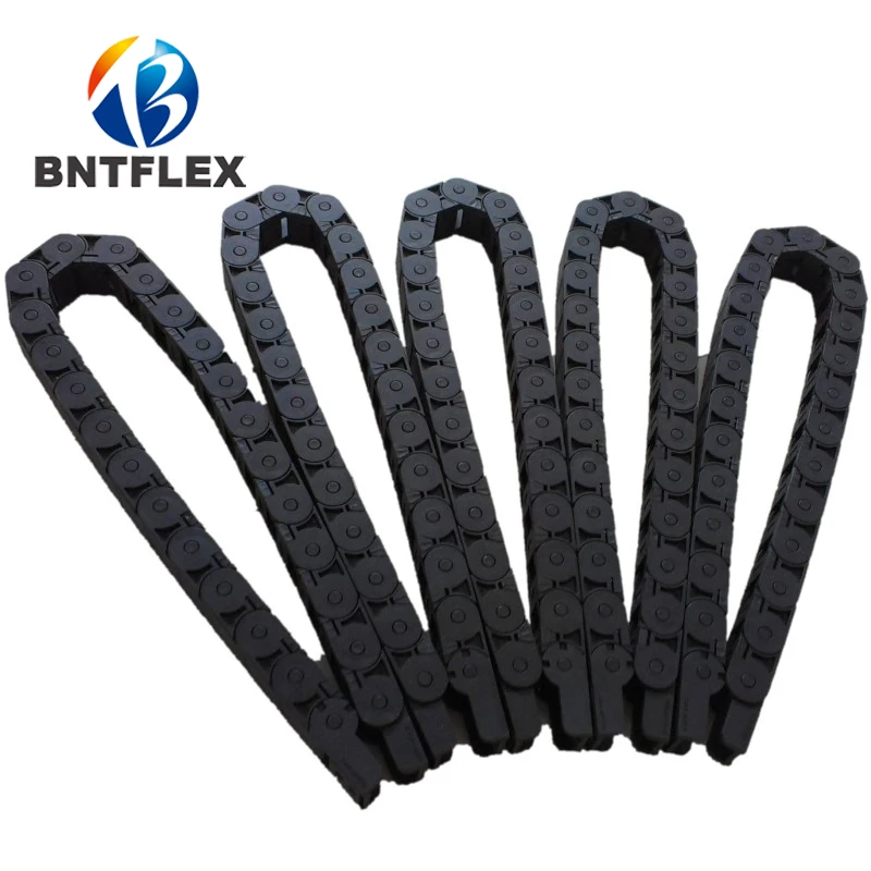 

Drag chain trunk plastic nylon machine cable steel aluminum engraving machine track bridge mute guide groove tank chain