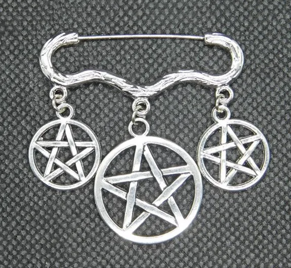

New Products Hot Selling Fashion Trend Jewelry Retro Simple Handmade Jewelry Pentagram Pendant Earrings