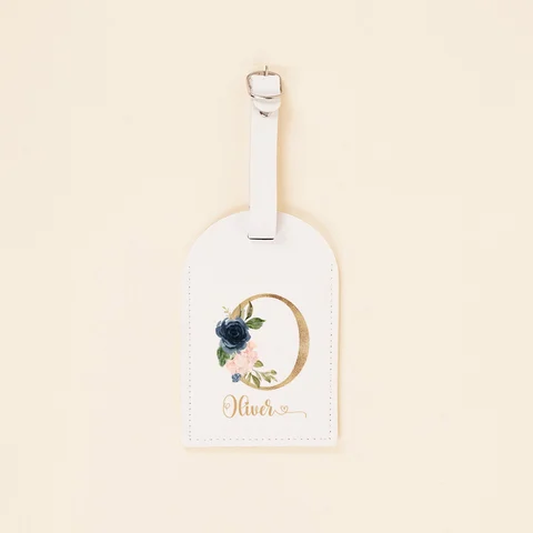 Персонализированная багажная бирка с монограммой, начальная бирка с именем, чемодан, багажные кожаные бирки, этикетка для дорожной сумки, подарок на свадьбу, день рождения для нее