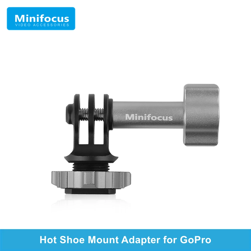 for Go Pro Accessories Tripod Monopod Mount Screw with 1/4'' Hot Shoe Adapter for Gopro Hero 10 3 4 5 6 7 8 9 DJI Action Camera