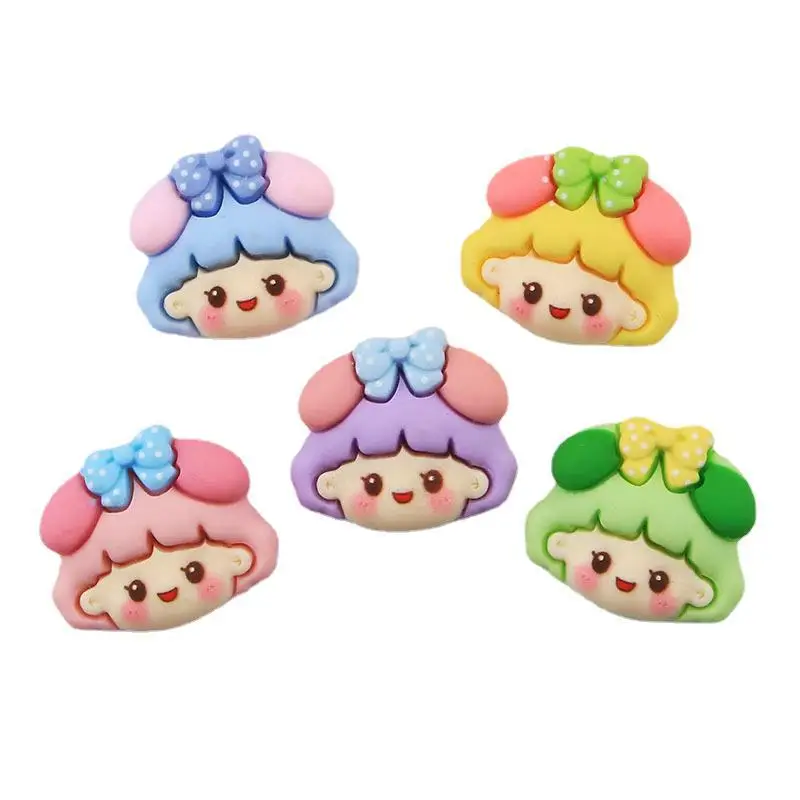 

10Pcs Kawai Cartoon Creative MyMelody Girl Plastic Resin DIY Cream Glue Mobile Phone Case Refrigerator Sticker Accessories Patch