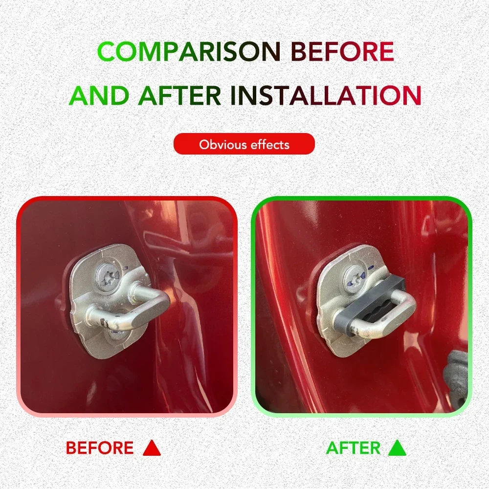 4X Автомобильный Звукопоглощающий Дверной Замок