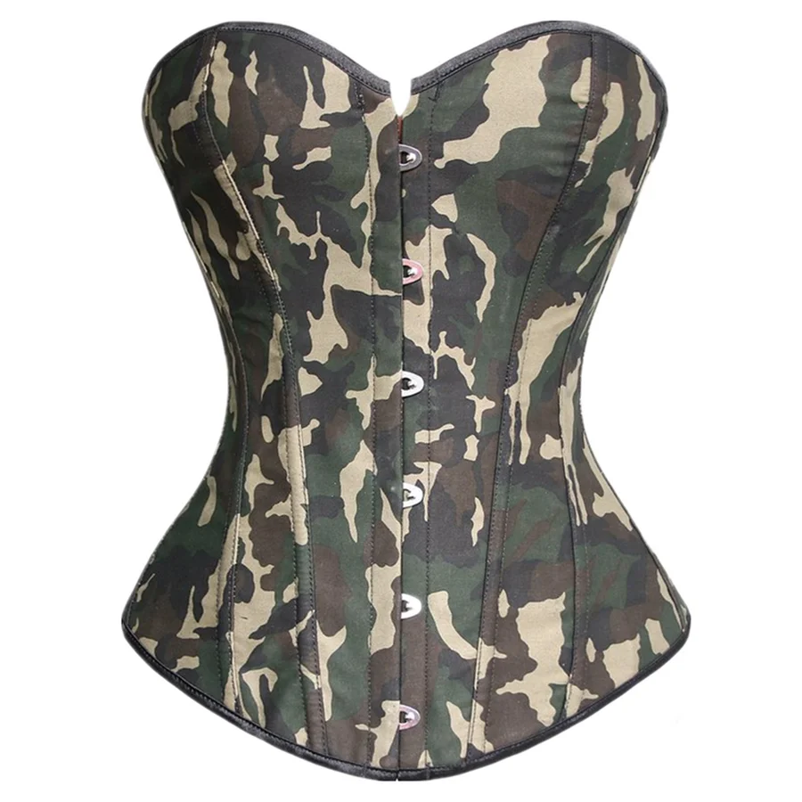 

Женская пикантная корректирующая одежда для коррекции фигуры, бюстье на шнуровке, топ для коррекции талии, одежда для похудения, армейские ...