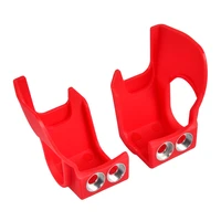 nicecnc motocross aluminum racing lower front fork leg shoes cover guard protector for honda crf450r crf250r 09 21 crf450x 09 16