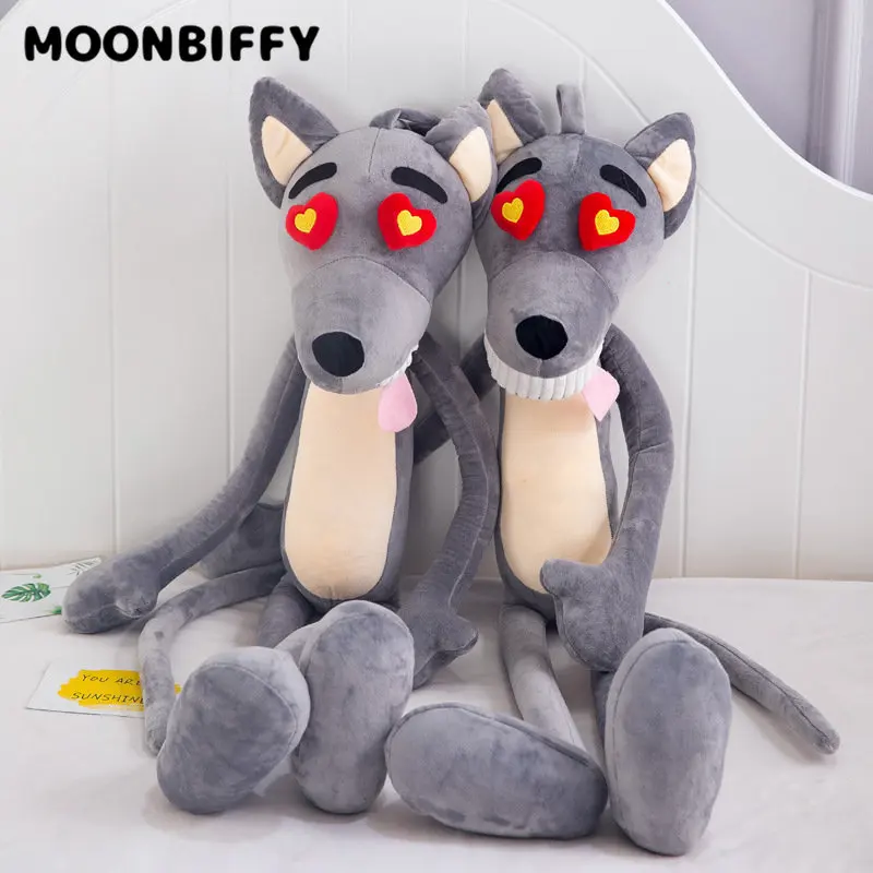 

Wolf Plush Toys Long Hands and Legs Simulation Giant Stuffed Toys Cute Animal Love Eye Plush Dolls for Kids Gifts Stuffed Toys