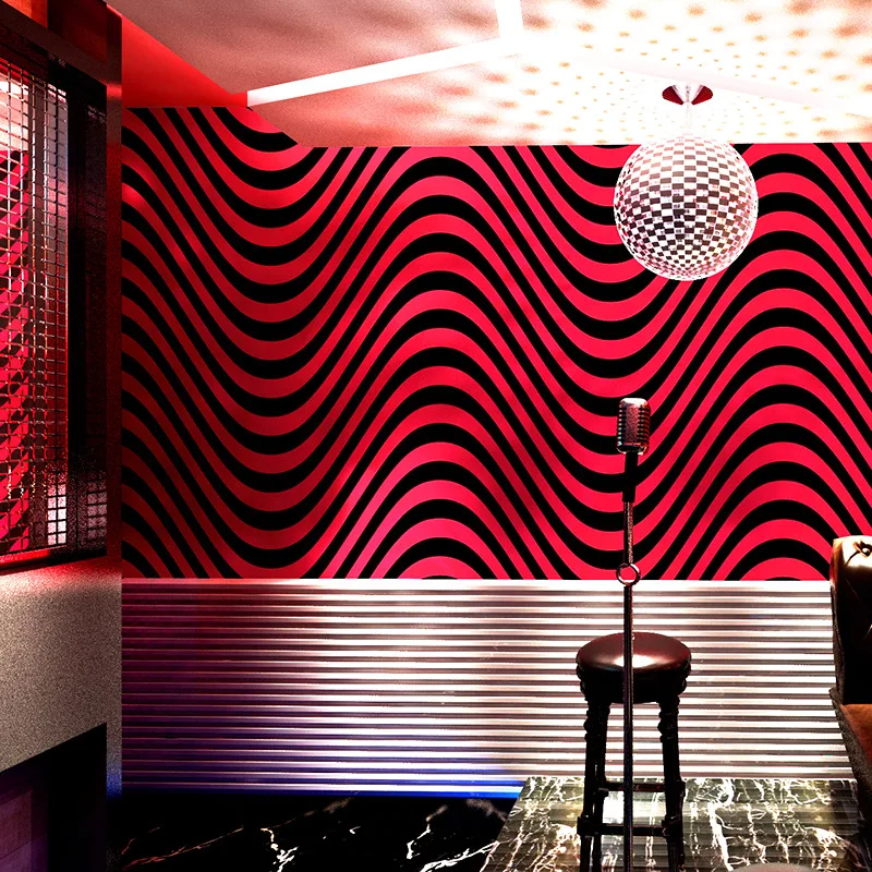 

KTV Wallpaper Singing Hall Flash Wallpaper 3D Reflective Special Bar Theme Box Background Wall Wallpaper Living Room Decoration
