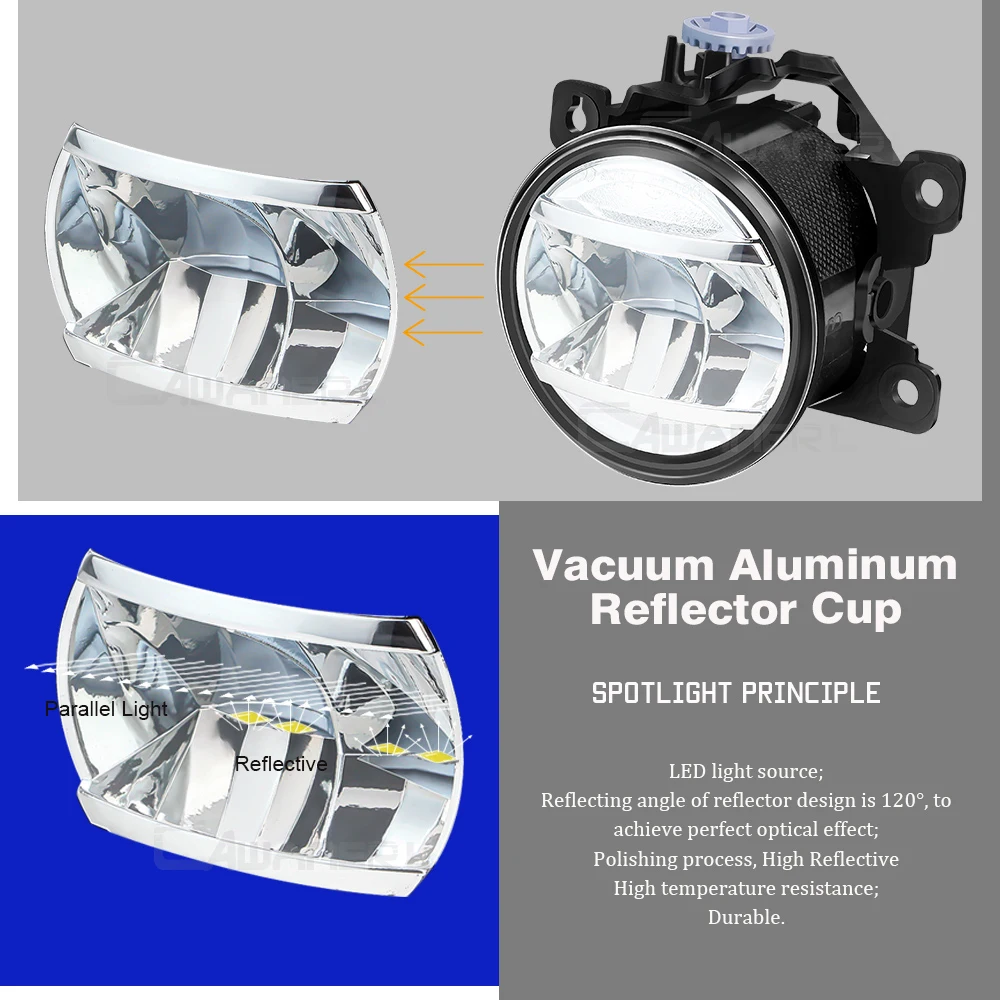 2 шт. улучшенная противотуманная фара в сборе для Suzuki joinler MR31S MR41S 2014-2020 30 Вт лм