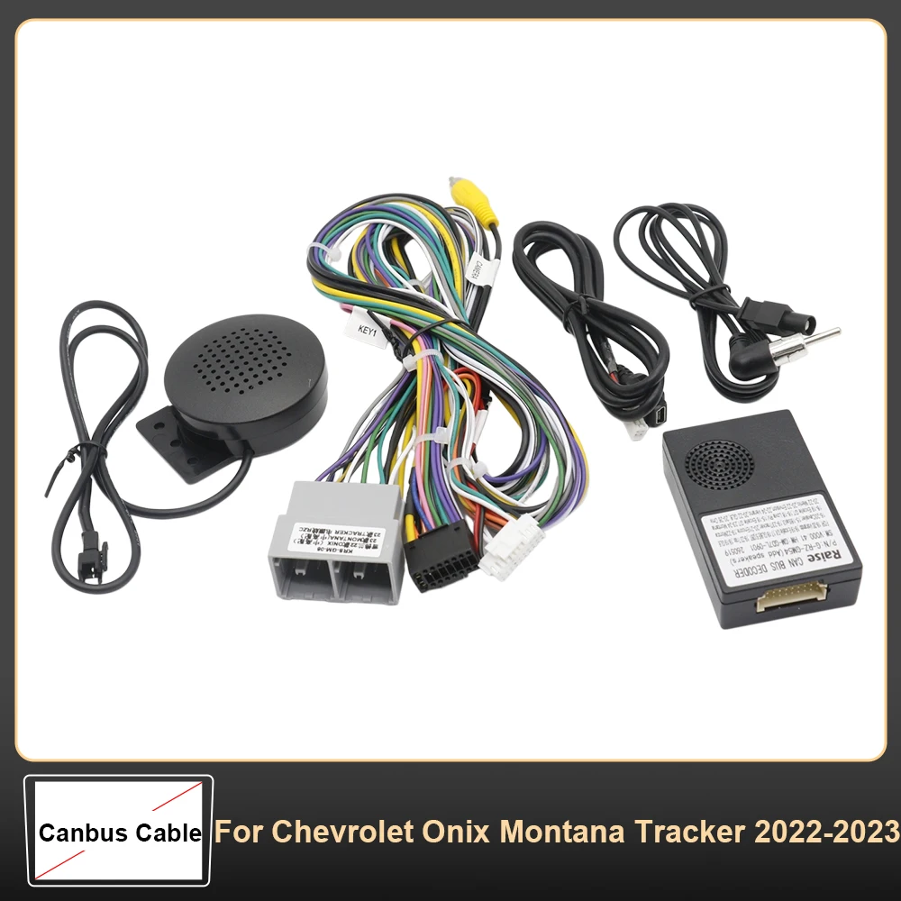 Фото 16-контактный адаптер автомобильной проводки с декодером Canbus для Chevrolet Onix Montana Tracker 2022-2023 G-RZ-GM54 №2