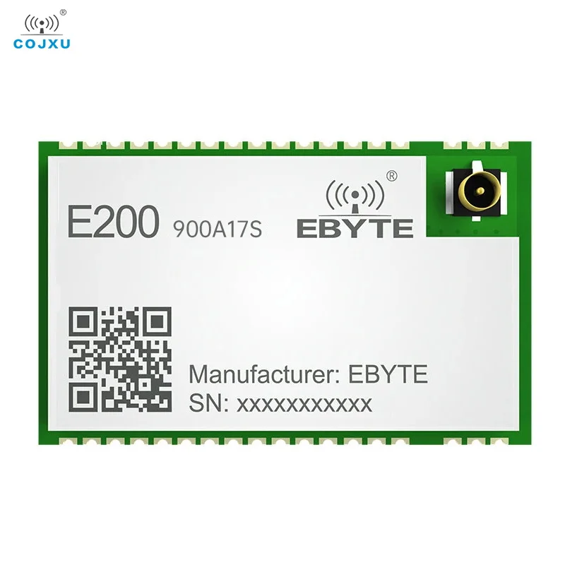 

Cojxu 868/915MHz Wireless Module 17dBm Audio Transmission E200-900A17S One-to-Many Broadcast Transmission IPEX Stamp Hole