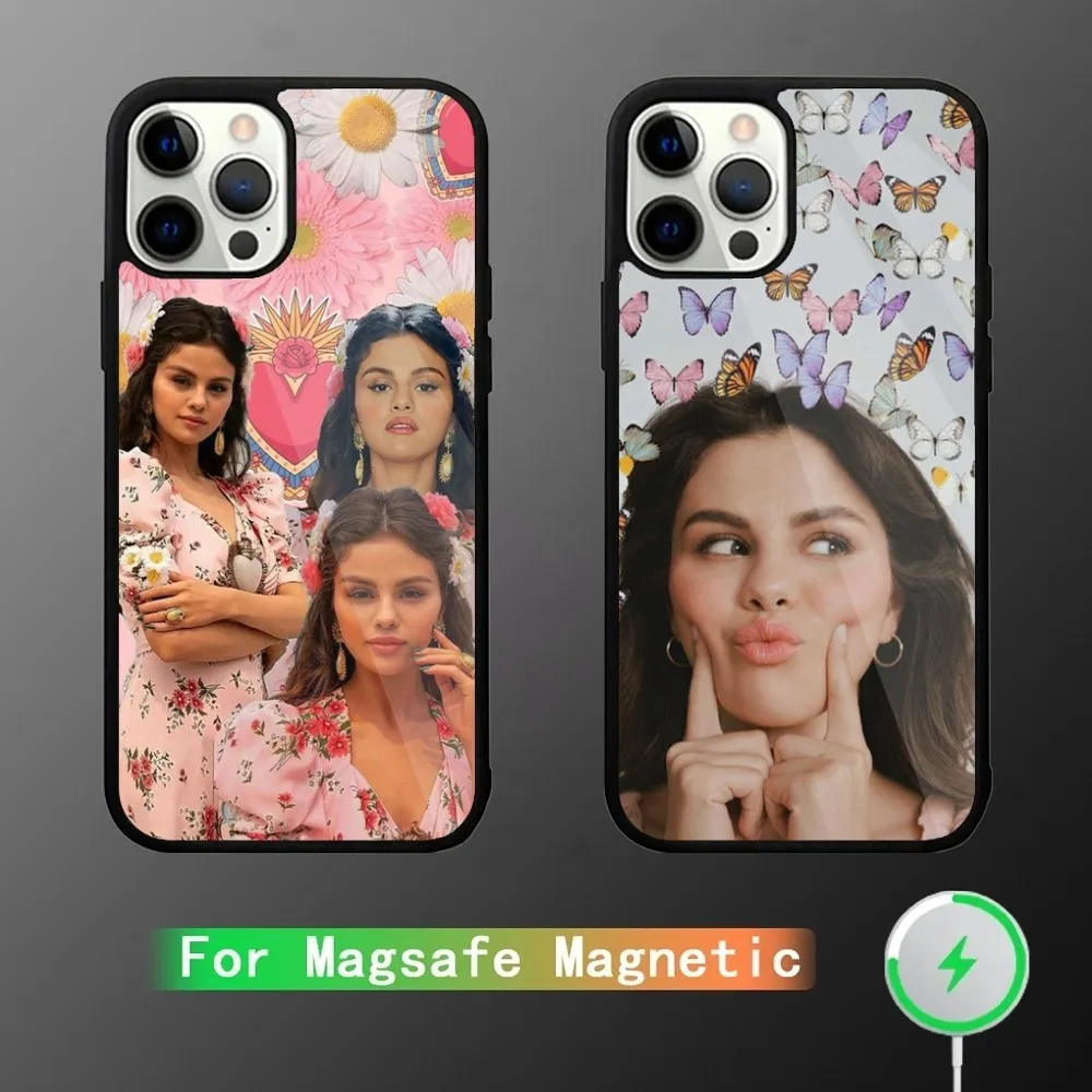 Чехол для телефона G-Gomez iPhone 15 14 13 12 11 Plus Pro Max Mini Magsafe магнитная Беспроводная зарядка