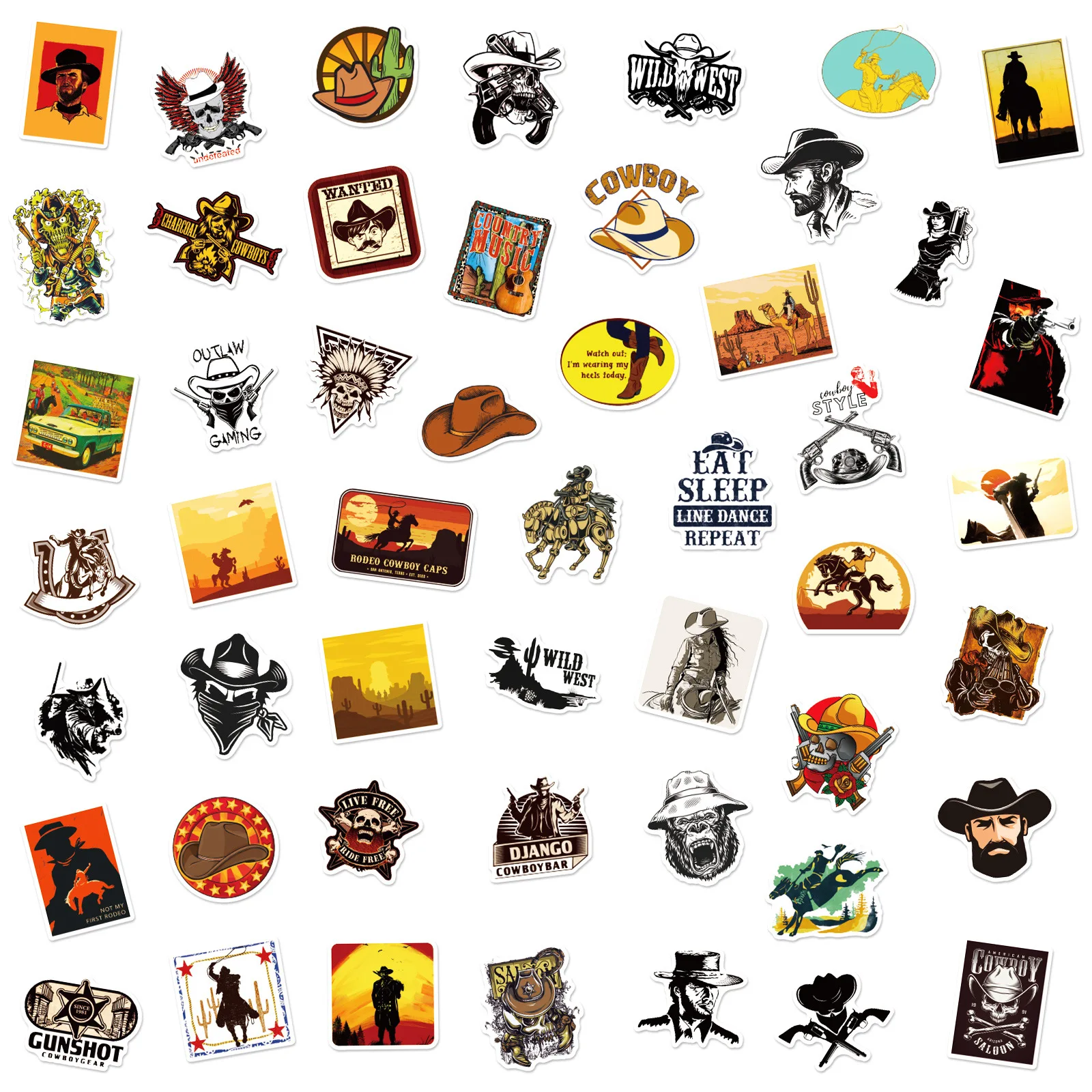 10/50 шт. наклейки для телефона ноутбука чемодана скейтборда |