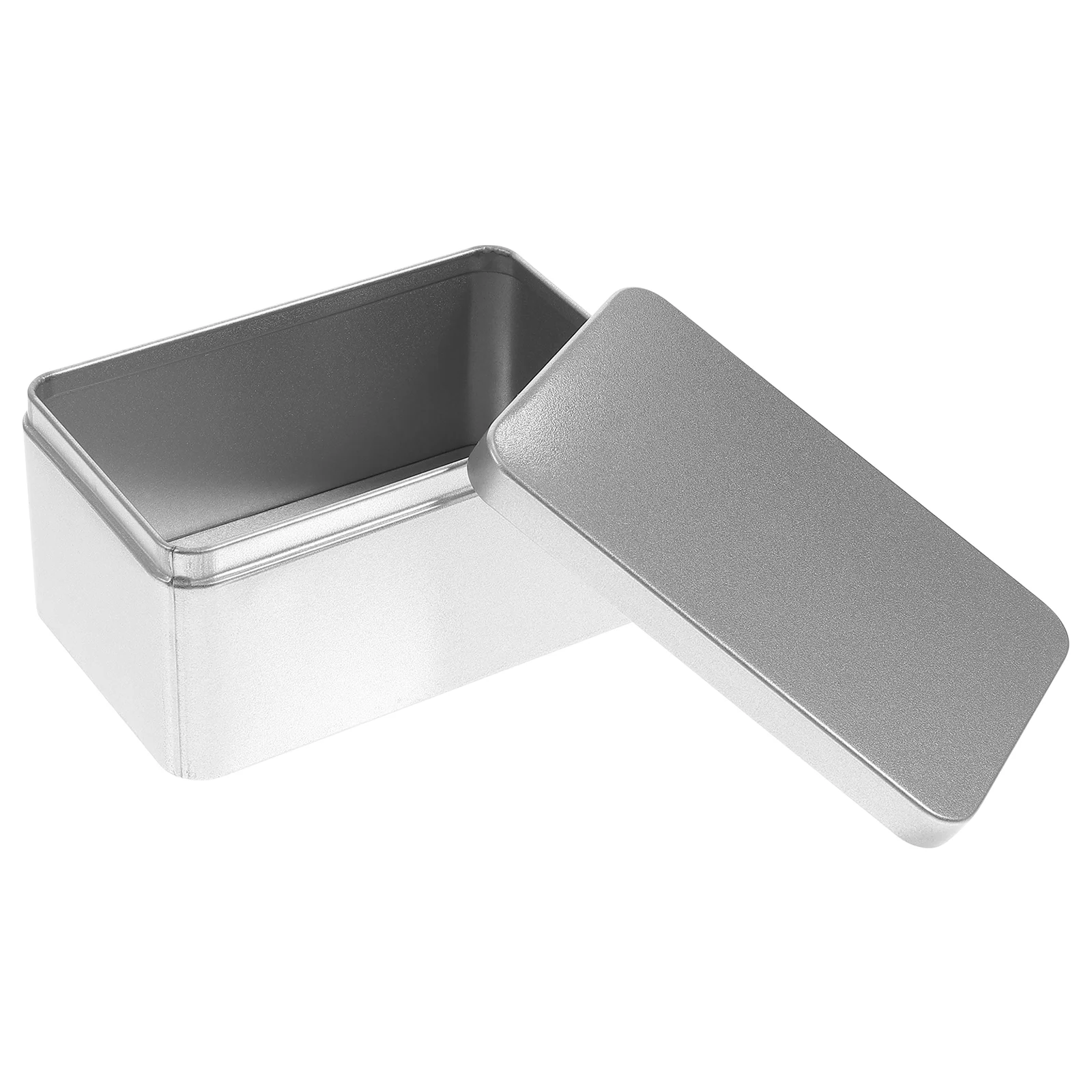 

Tin Box Storage Tea Metal Tins Empty Container Lid Rectangular Canister Containers Candy Lids Tinplate Coffee Organizer Cookie