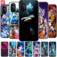 dragon ball clear phone case for huawei honor 20 10 9 8a 7 5t x pro lite 5g black etui coque hoesjes comic fash design