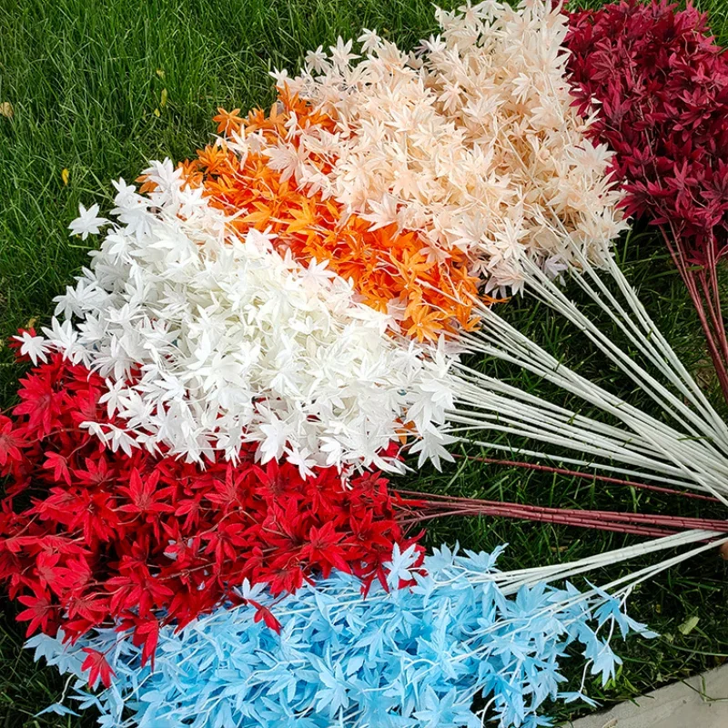 Туманный Искусственный кленовый лист 90 см