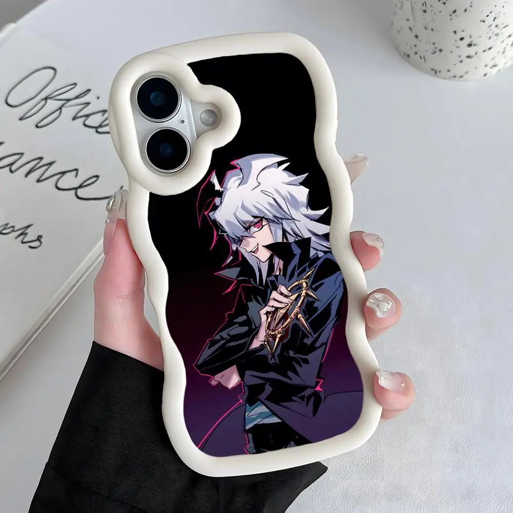 Фото Чехол для телефона Yugioh Yami Bakura для iPhone 17 16 15 14 13 12 11 Air Pro Max Plus, белый, из мягкого ТПУ, с волнистым краем №5