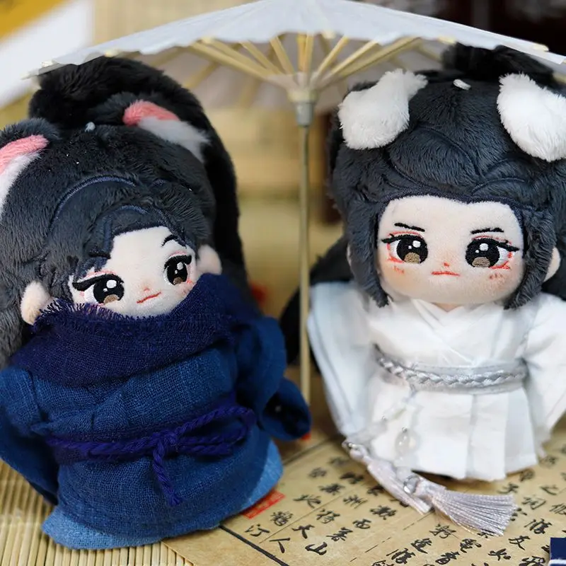 

10cm Ancient Costume Hanfu Vintage Suit Costume Plush Cotton Stuffed Doll Clothes Outfits Toy Cosplay Accessories Birthday Gift
