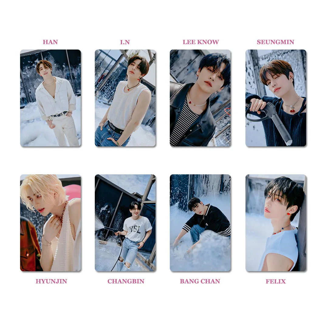 Фото Оптовая продажа, Kpop 8 шт./комплект, новый альбом для детей Stray Kids, MAXIDENT, карточки Для Фотопечати, постеры, картины, поклонники, подарки, коллекц... №2