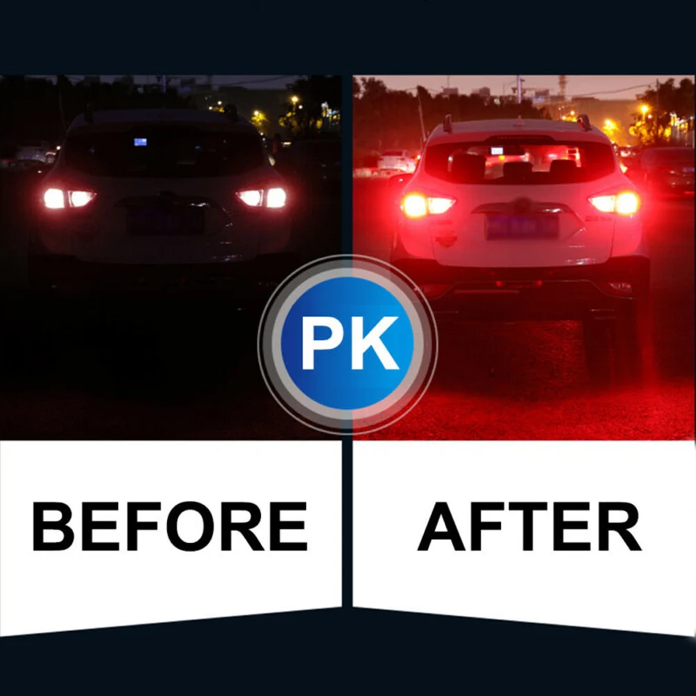 

1157 Tail Blinking Light Accessory LED Red 1000k Stop Bulbs Tail Blinking Light
