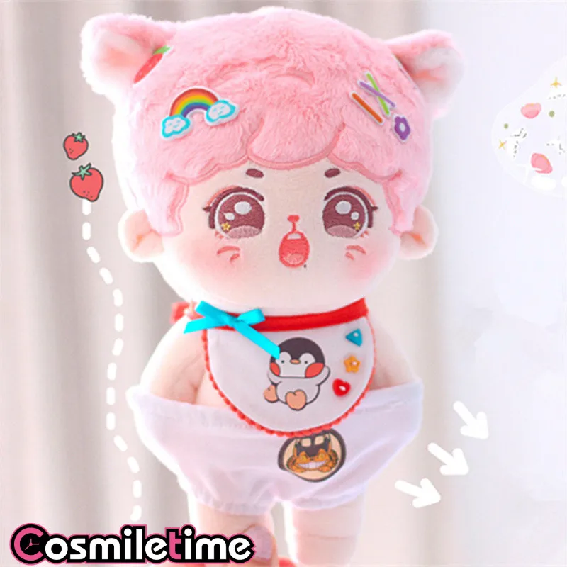 

Xiao Zhan розовая плюшевая милая мягкая плюшевая кукла 20 см, мягкая кукла для косплея «сделай сам», детские игрушки для девочек, аниме, рождестве...