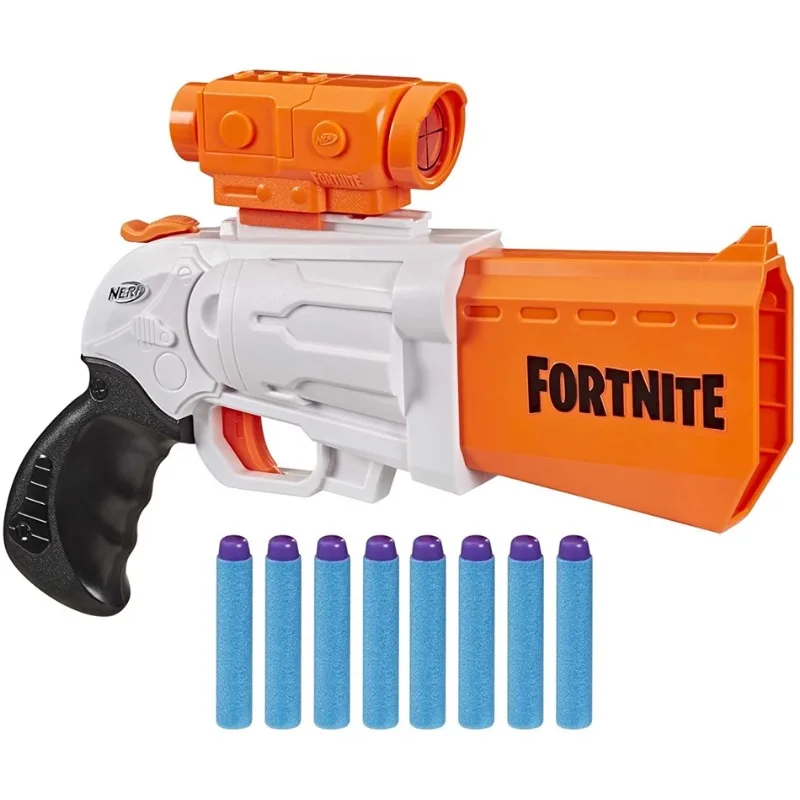 Hasbro Heat Nerf Fortnite SR Four Gunner Мобильная пусковая установка Набор с ручной моделью
