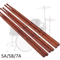 1 pair african ironwood drum sticks drum set vic firth 5a 5b 7a drumsticks solid wood baquetas