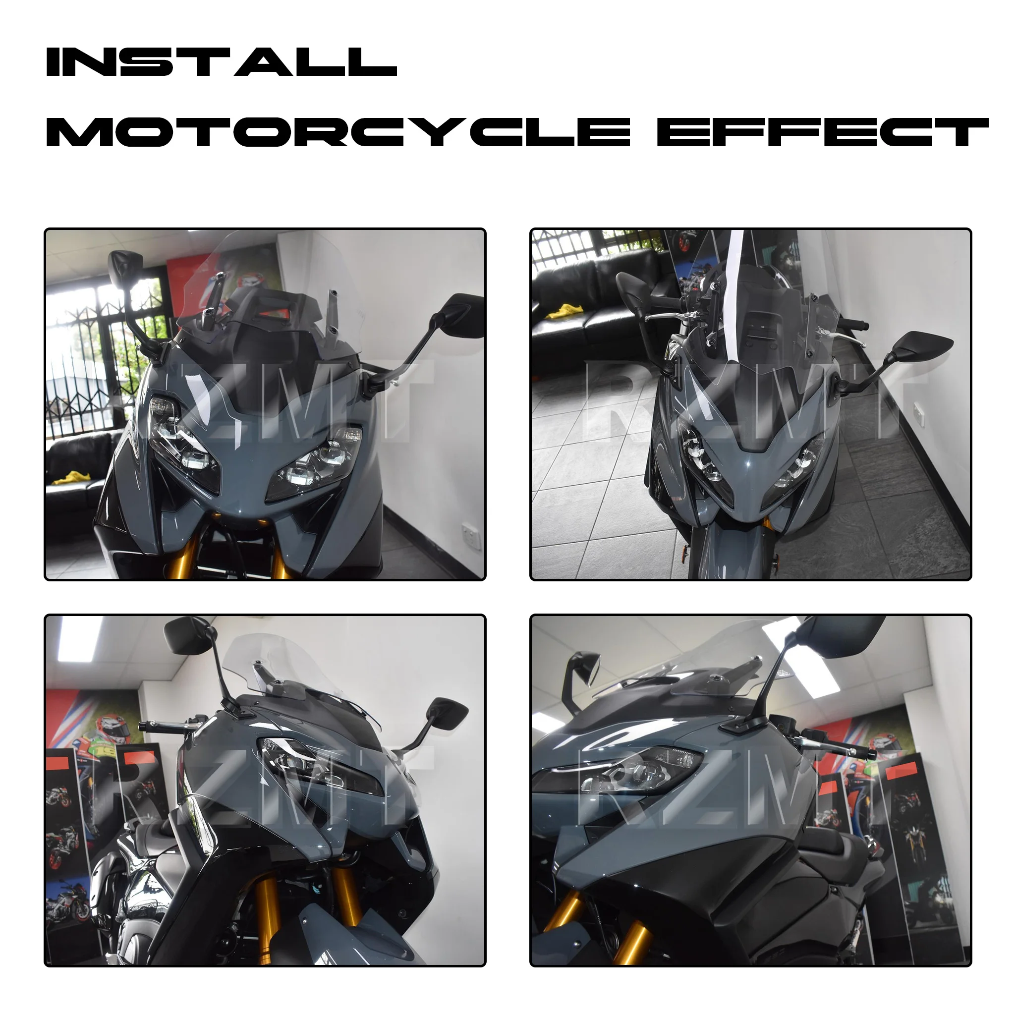 Фото Для мотоцикла Yamaha TMAX 560 2022-2024 Tech Max 560: Светодиодная фара в сборе, передний свет, лампа головного света №4