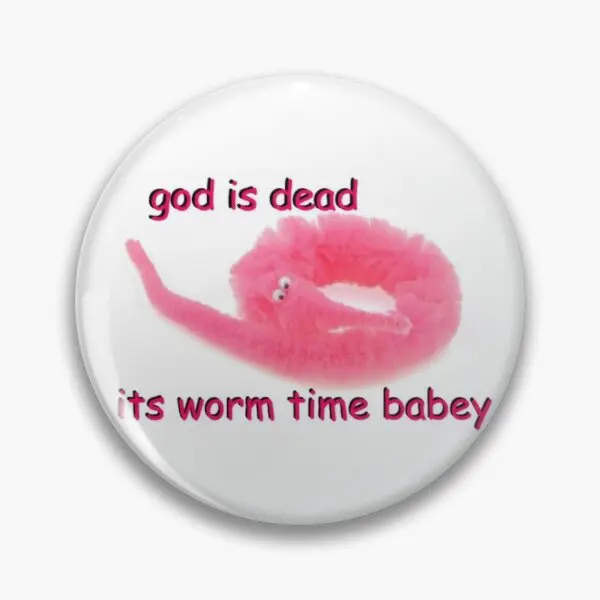

Мягкая Металлическая Булавка с надписью «A Worm With Love»