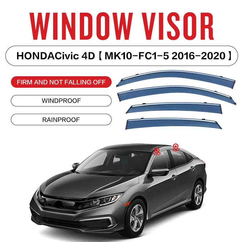 

Car Window Rain Cover Visor For PEUGEOT 4008 MK1 MK2 2012-2021 Rear View Mirror Rain Brow Shield Accessories