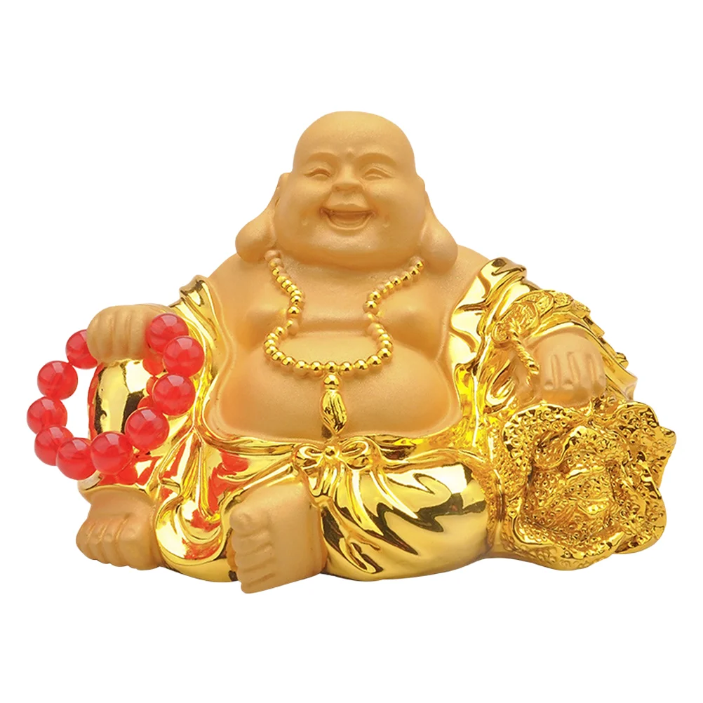 

Statue Laughing Outdoor Decorations Garden Luckygoodfigurine Clearance Happy Decor Luck Figure Sculpture Meditation Zen Smiling