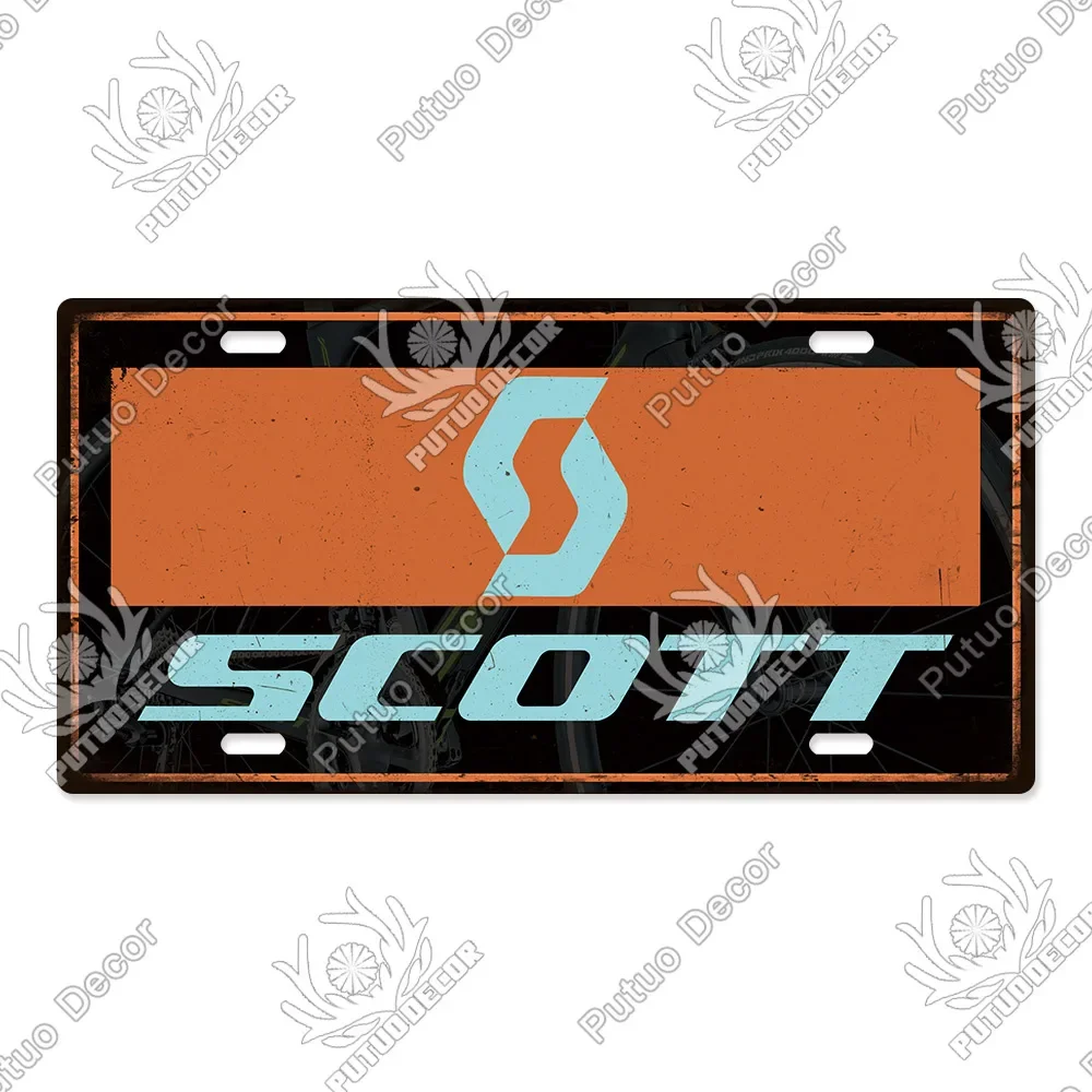 

Металлическая табличка Putuo Decor винтажная