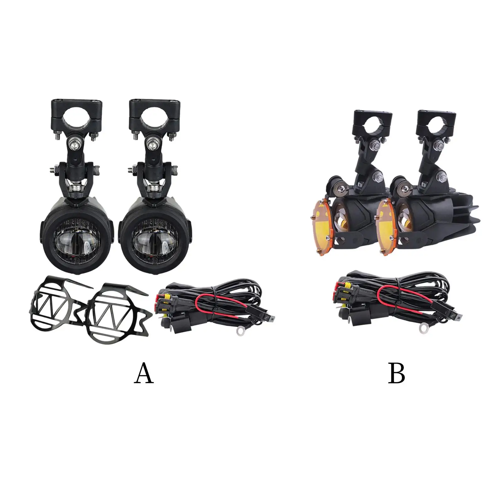 

Motorcycle Auxiliary Lights Headlight 40W 360 ° Adjustment Bracket Fog Light for Motorbike