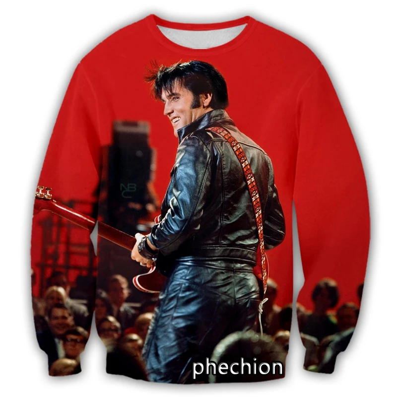 

New Fashion Men/Women Elvis Presley 3D Printed Long Sleeve Sweatshirt Casual Streetwear Men Loose Sporting Sweatshirt G03