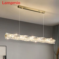 luxury long restaurant pendant light for dinning modern bar lamp simple italian home design hanglamp indoor lighting