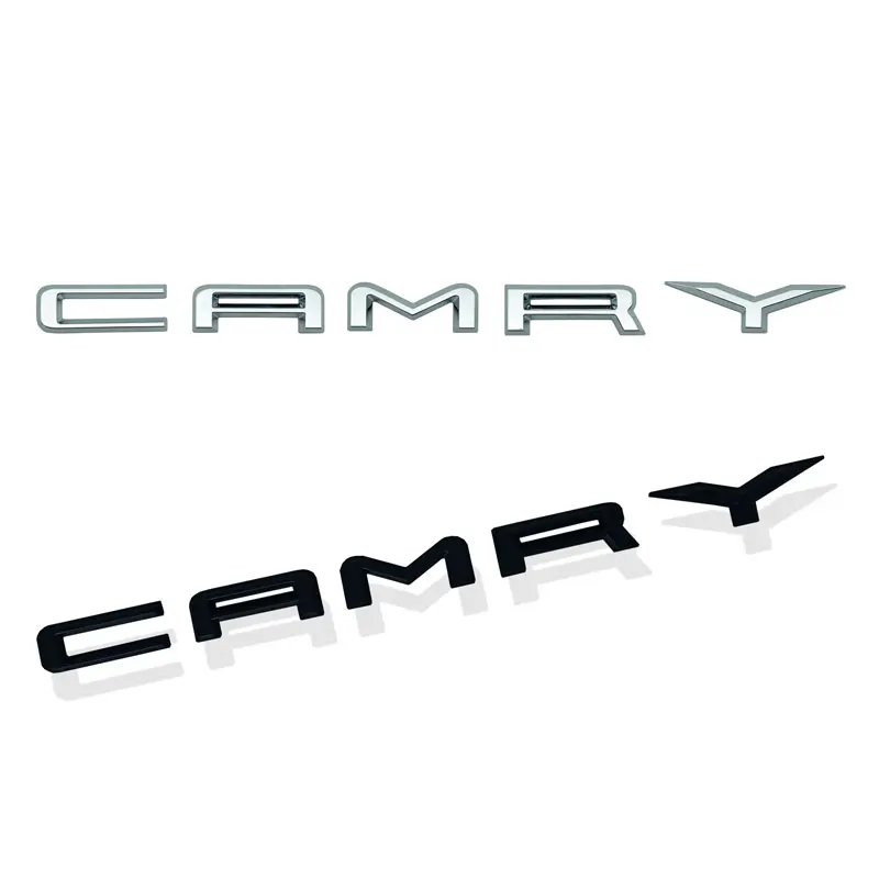 Автомобильная 3D ABS буква задняя зеркальная эмблема значок наклейка для Toyota Camry