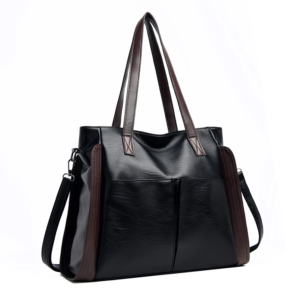 

Luxury women's bag Retro soft large leather bag big capacity Tote handbag Crossbody Single Shoulder High quality lady women bags